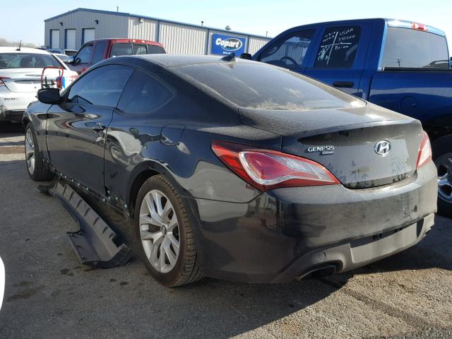 KMHHT6KD2DU097869 - 2013 HYUNDAI GENESIS CO BLACK photo 3