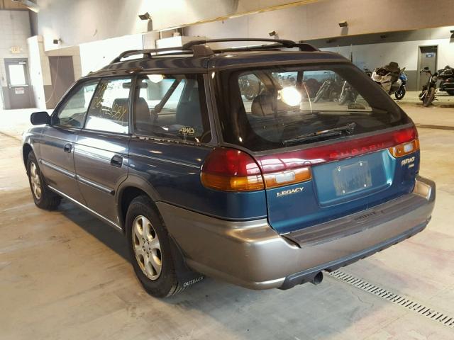 4S3BG6854W7602746 - 1998 SUBARU LEGACY 30T GREEN photo 3