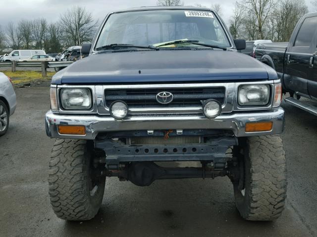 JT4VN13DXN5088609 - 1992 TOYOTA PICKUP 1/2 BLUE photo 9