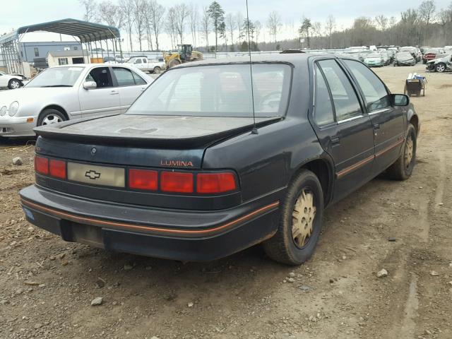 2G1WN54T1P1132995 - 1993 CHEVROLET LUMINA EUR BLACK photo 4