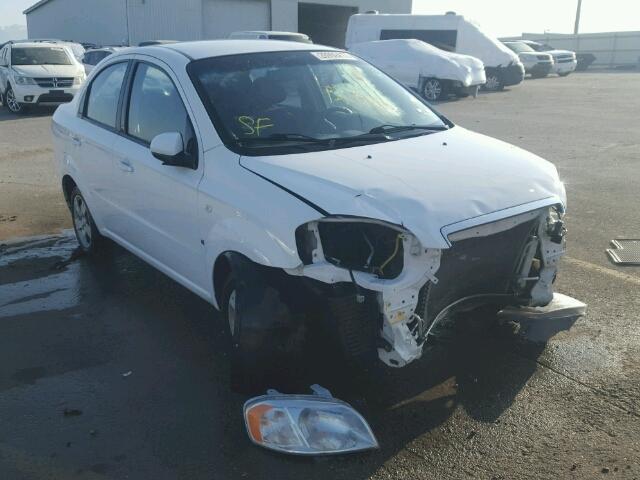 KL1TD56698B062644 - 2008 CHEVROLET AVEO BASE WHITE photo 1