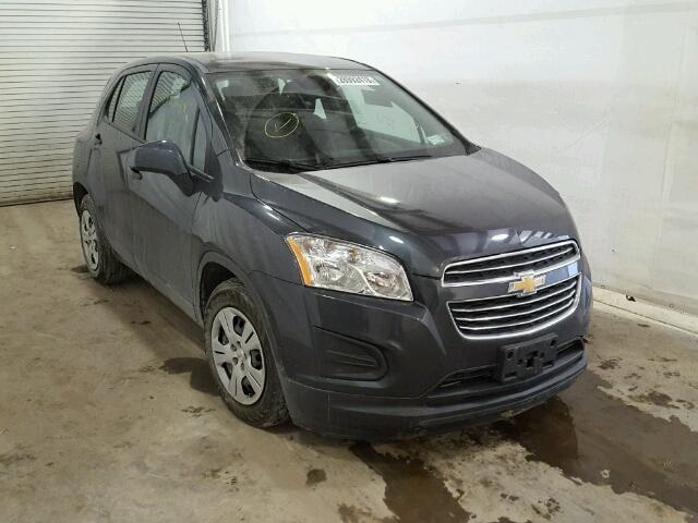 3GNCJKSB3GL246727 - 2016 CHEVROLET TRAX LS GRAY photo 1