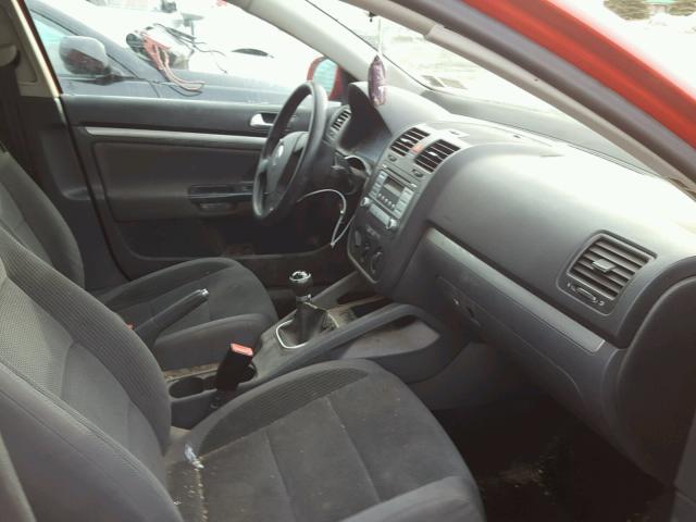 3VWHZ71K08M091875 - 2008 VOLKSWAGEN JETTA S 红色 照片 5