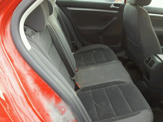 3VWHZ71K08M091875 - 2008 VOLKSWAGEN JETTA S 红色 照片 6