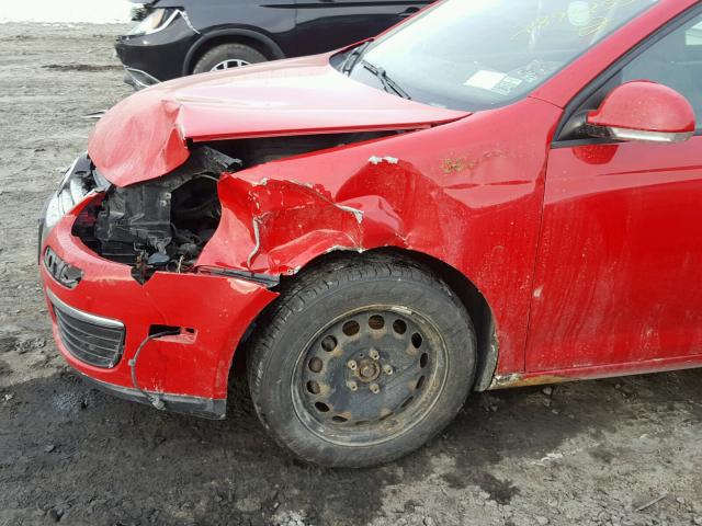 3VWHZ71K08M091875 - 2008 VOLKSWAGEN JETTA S 红色 照片 9