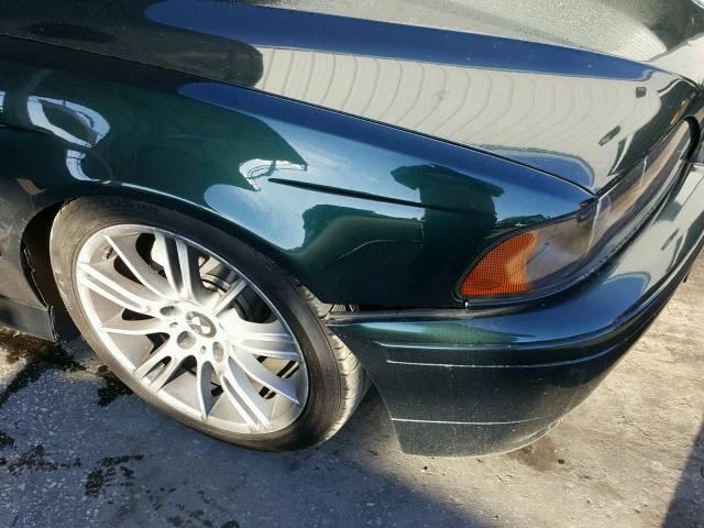 WBADT43473G028630 - 2003 BMW 525 I AUTO GREEN photo 9