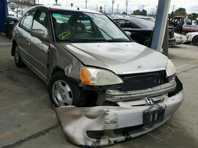 JHMES96643S001367 - 2003 HONDA CIVIC HYBR GOLD photo 1