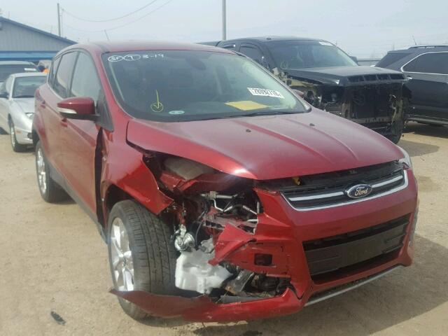 1FMCU9H90DUC22993 - 2013 FORD ESCAPE SEL RED photo 1