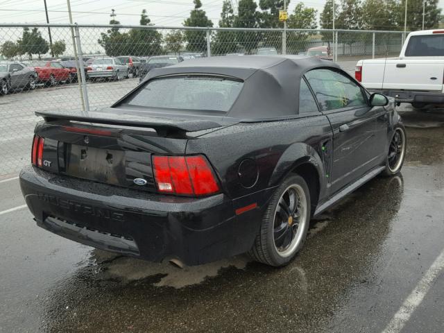 1FAFP45X52F217651 - 2002 FORD MUSTANG GT BLACK photo 4