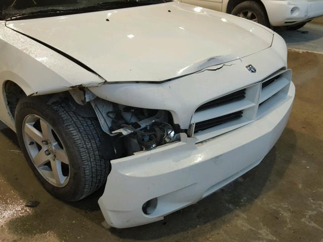 2B3KA43D59H550445 - 2009 DODGE CHARGER WHITE photo 9