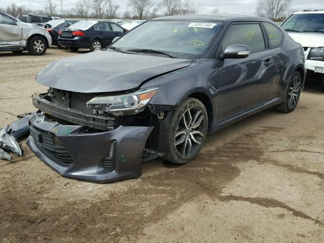 JTKJF5C76GJ016810 - 2016 TOYOTA SCION TC 灰色 照片 2