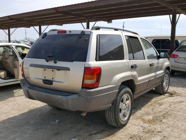 1J4GW48S83C553387 - 2003 JEEP GRAND CHER BEIGE photo 4