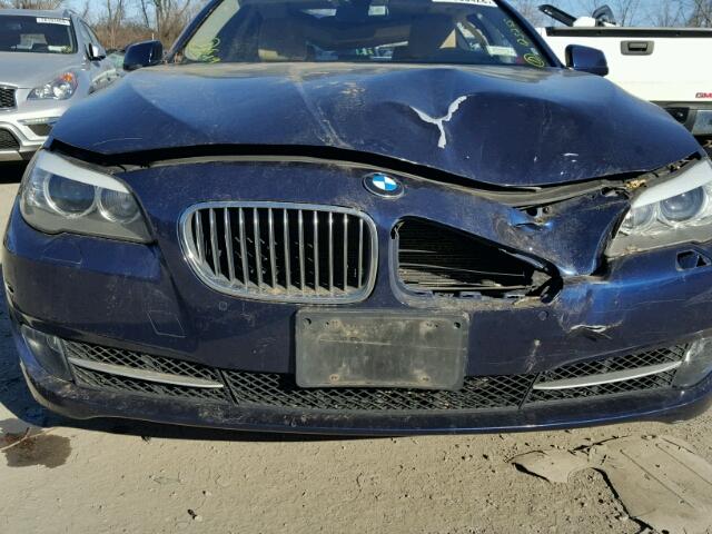 WBAFU7C51BC879327 - 2011 BMW 535 XI Синий фото 7