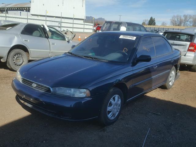 4S3BD4350V7205635 - 1997 SUBARU LEGACY L BLUE photo 2