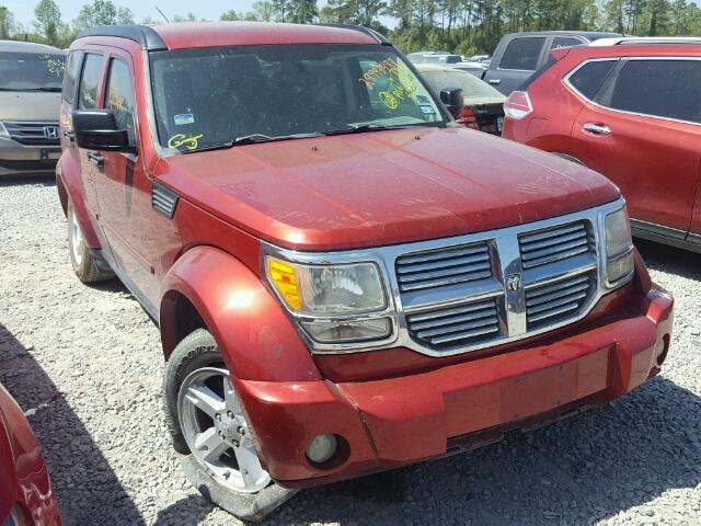 1D8GT28K97W734149 - 2007 DODGE NITRO SXT RED photo 1