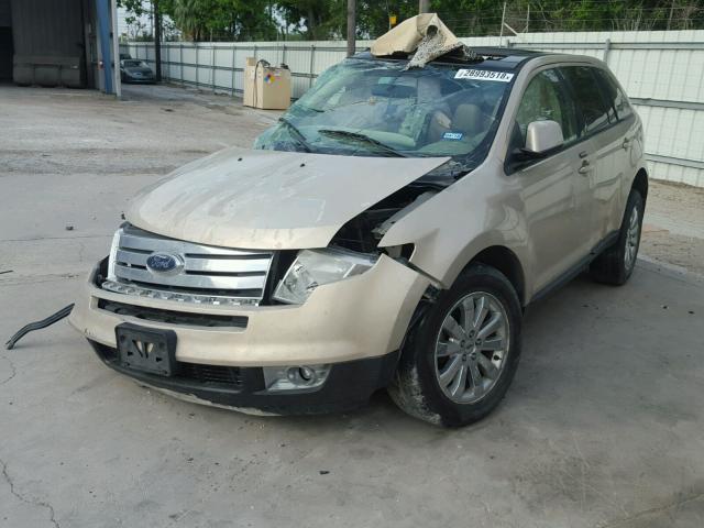 2FMDK39C07BA93293 - 2007 FORD EDGE SEL P BEIGE photo 2