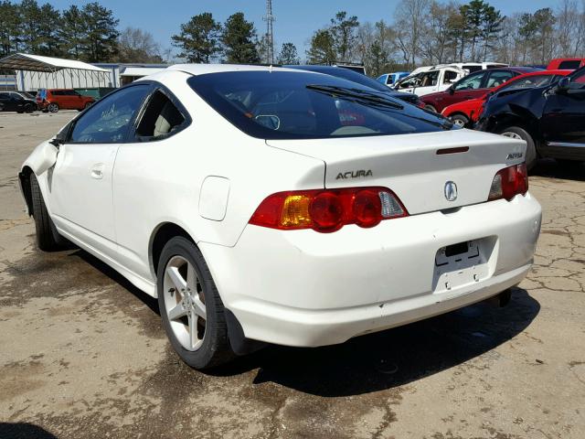 JH4DC53004S017651 - 2004 ACURA RSX TYPE-S WHITE photo 3