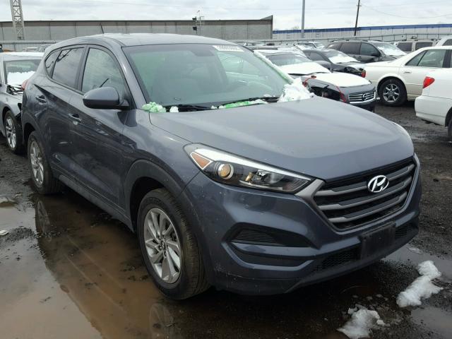 KM8J23A40GU104293 - 2016 HYUNDAI TUCSON SE BLUE photo 1