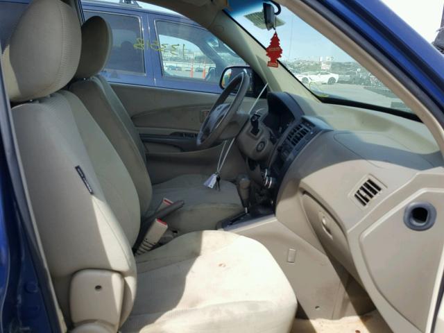 KM8JM12B77U648060 - 2007 HYUNDAI TUCSON GLS BLUE photo 5