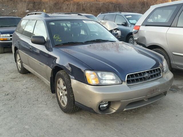 4S3BH675847642758 - 2004 SUBARU LEGACY OUT BLUE photo 1