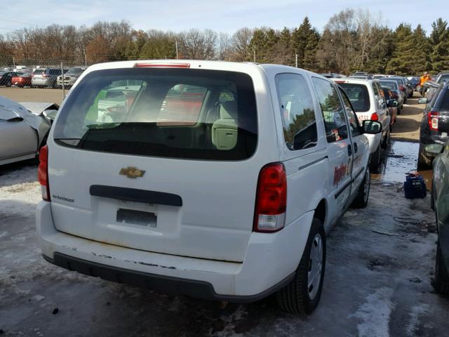 1GNDV13W08D153773 - 2008 CHEVROLET UPLANDER WHITE photo 4