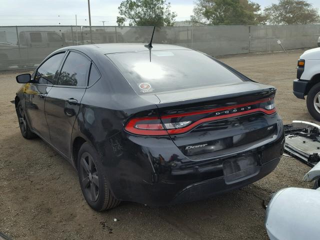 1C3CDFBBXFD308933 - 2015 DODGE DART SXT BLACK photo 3