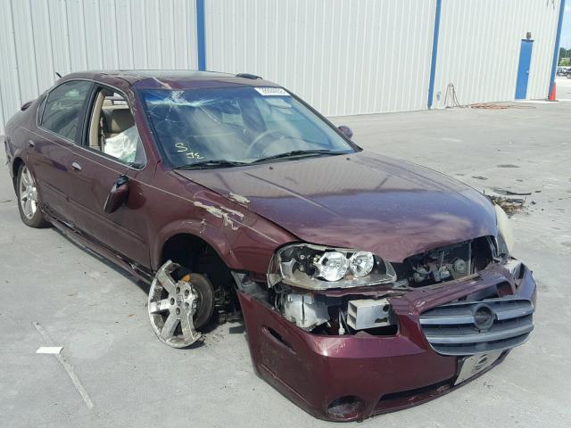 JN1DA31AX3T421754 - 2003 NISSAN MAXIMA GLE BURGUNDY photo 1