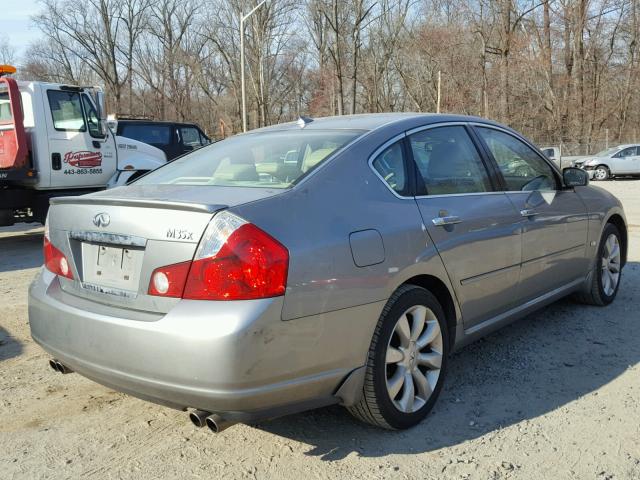 JNKAY01FX7M453351 - 2007 INFINITI M35 BASE GRAY photo 4