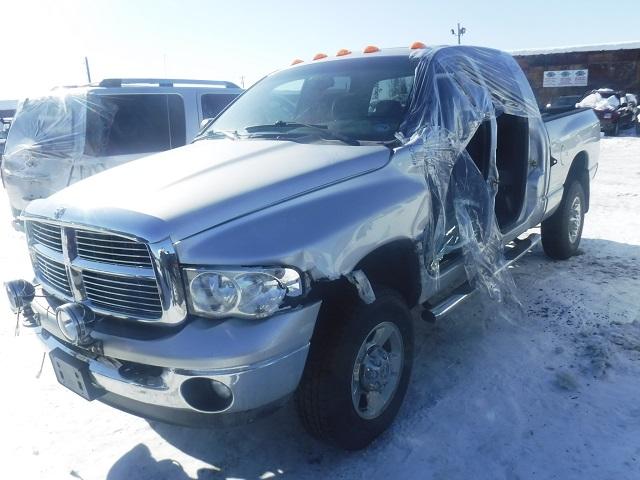 3D3KS28C75G708852 - 2005 DODGE RAM 2500 S SILVER photo 2