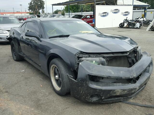 2G1FE1E34C9168358 - 2012 CHEVROLET CAMARO LS BLACK photo 1