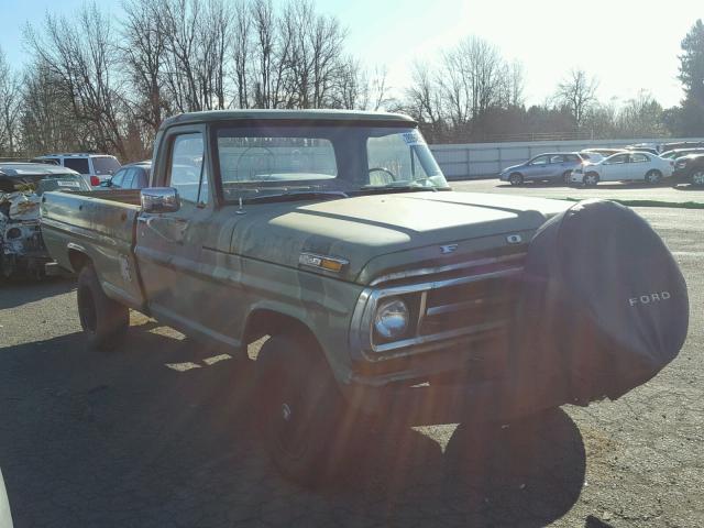 F11YRK27010 - 1971 FORD PICKUP GREEN photo 1