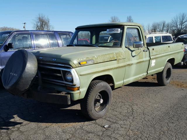 F11YRK27010 - 1971 FORD PICKUP GREEN photo 2