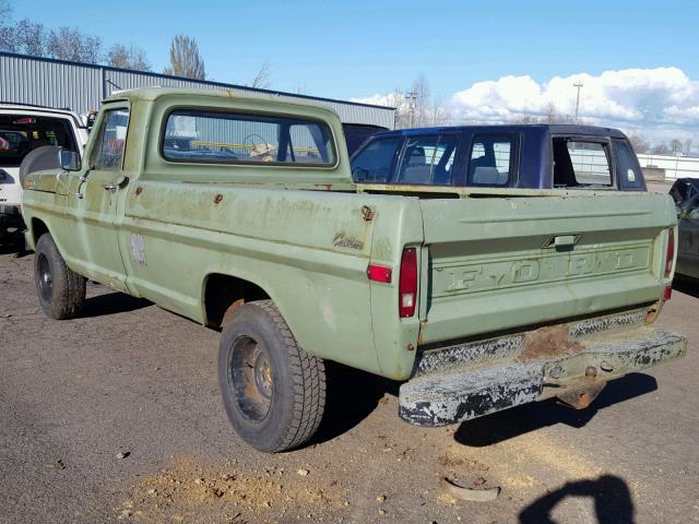 F11YRK27010 - 1971 FORD PICKUP GREEN photo 3