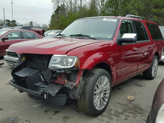 5LMJJ3JT9GEL11623 - 2016 LINCOLN NAVIGATOR 勃艮第红 照片 2