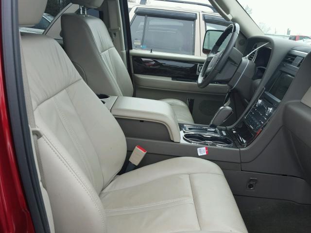 5LMJJ3JT9GEL11623 - 2016 LINCOLN NAVIGATOR 勃艮第红 照片 5