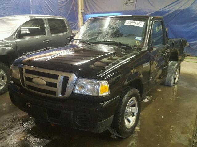 1FTYR10D48PA03018 - 2008 FORD RANGER BLACK photo 2