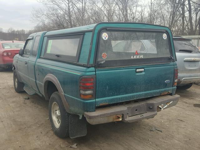 1FTCR15X0VTA72966 - 1997 FORD RANGER SUP GREEN photo 3