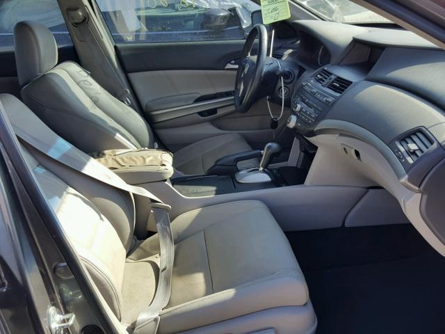 1HGCP36819A014389 - 2009 HONDA ACCORD EXL GRAY photo 5