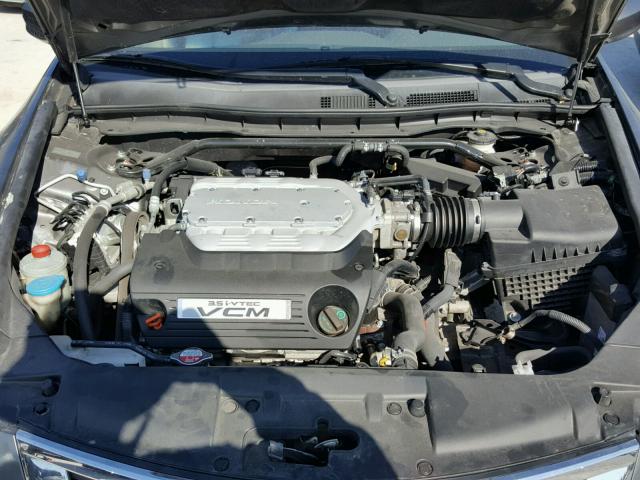 1HGCP36819A014389 - 2009 HONDA ACCORD EXL GRAY photo 7