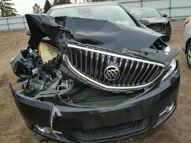 1G4PS5SKXF4168567 - 2015 BUICK VERANO BLACK photo 9