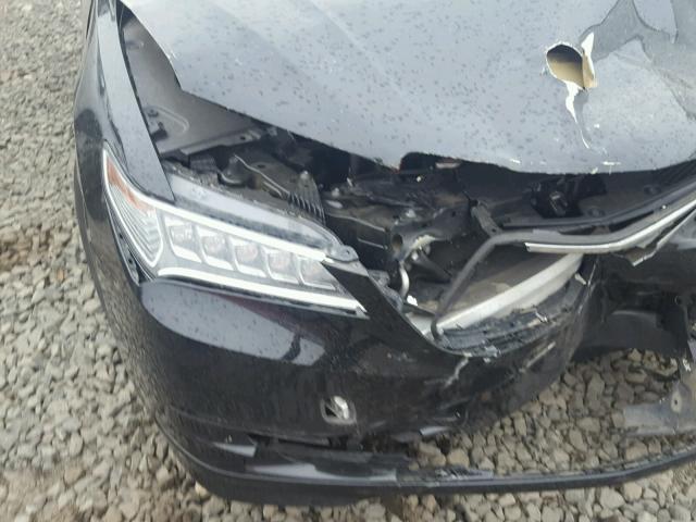 19UUB3F5XFA002083 - 2015 ACURA TLX TECH BLACK photo 10