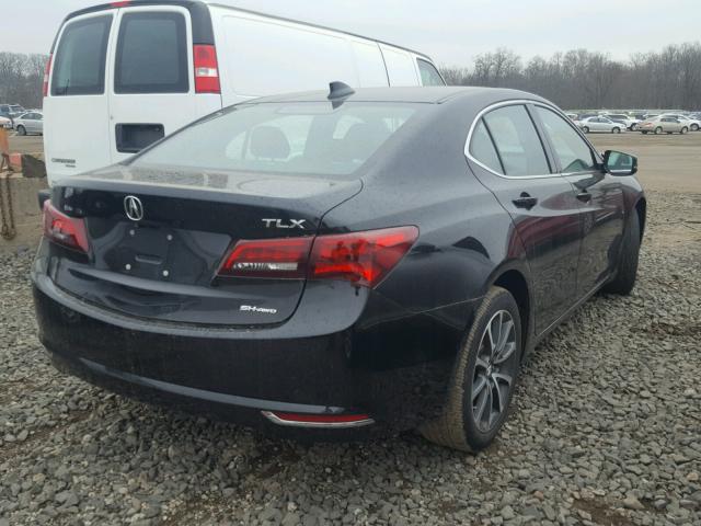 19UUB3F5XFA002083 - 2015 ACURA TLX TECH BLACK photo 4
