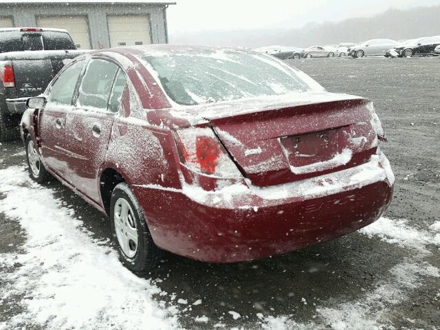 1G8AF52F94Z118898 - 2004 SATURN ION LEVEL RED photo 3