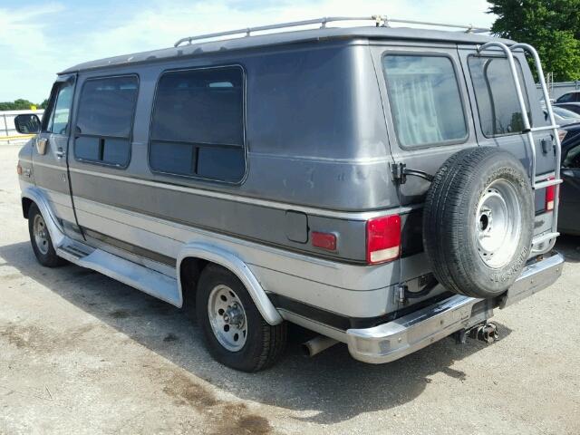 2GBEG25KXN4127439 - 1992 CHEVROLET G20 GRAY photo 3