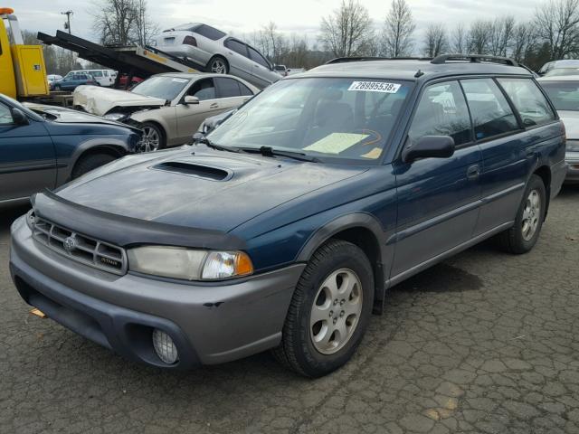 4S3BG6852X6654044 - 1999 SUBARU LEGACY OUT GREEN photo 2