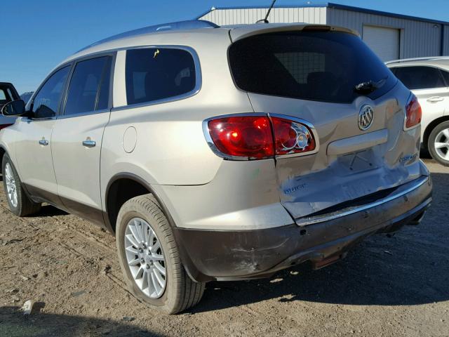 5GAKRAED5BJ217879 - 2011 BUICK ENCLAVE CX TAN photo 3