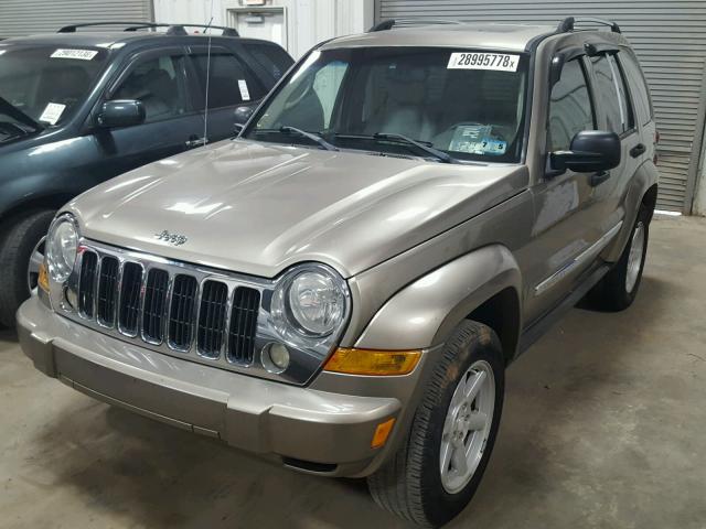 1J4GK58K15W686849 - 2005 JEEP LIBERTY LI TAN photo 2