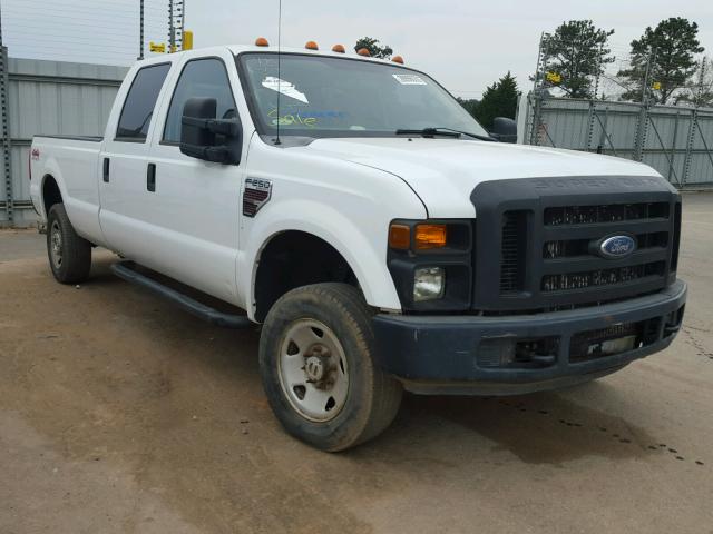 1FTSW21R08EB39186 - 2008 FORD F250 SUPER WHITE photo 1