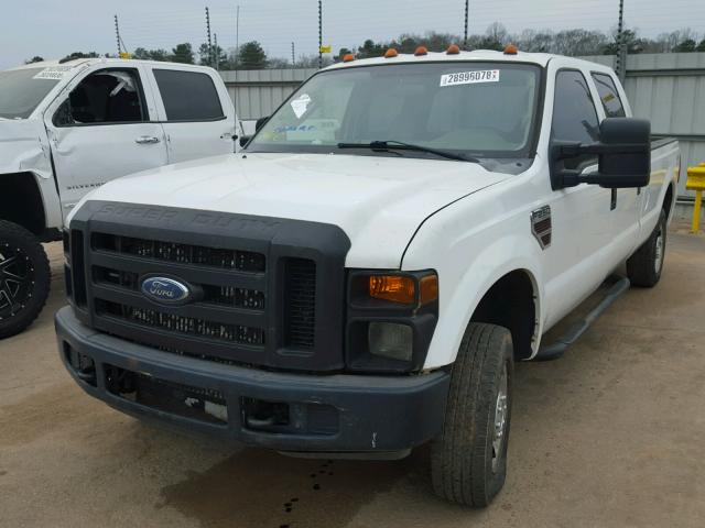 1FTSW21R08EB39186 - 2008 FORD F250 SUPER WHITE photo 2