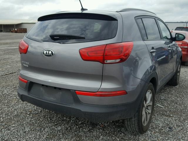 KNDPBCACXG7869127 - 2016 KIA SPORTAGE L GRAY photo 4